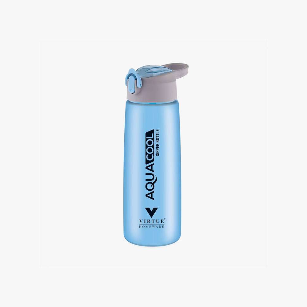 Plastic aqua cool water bottle