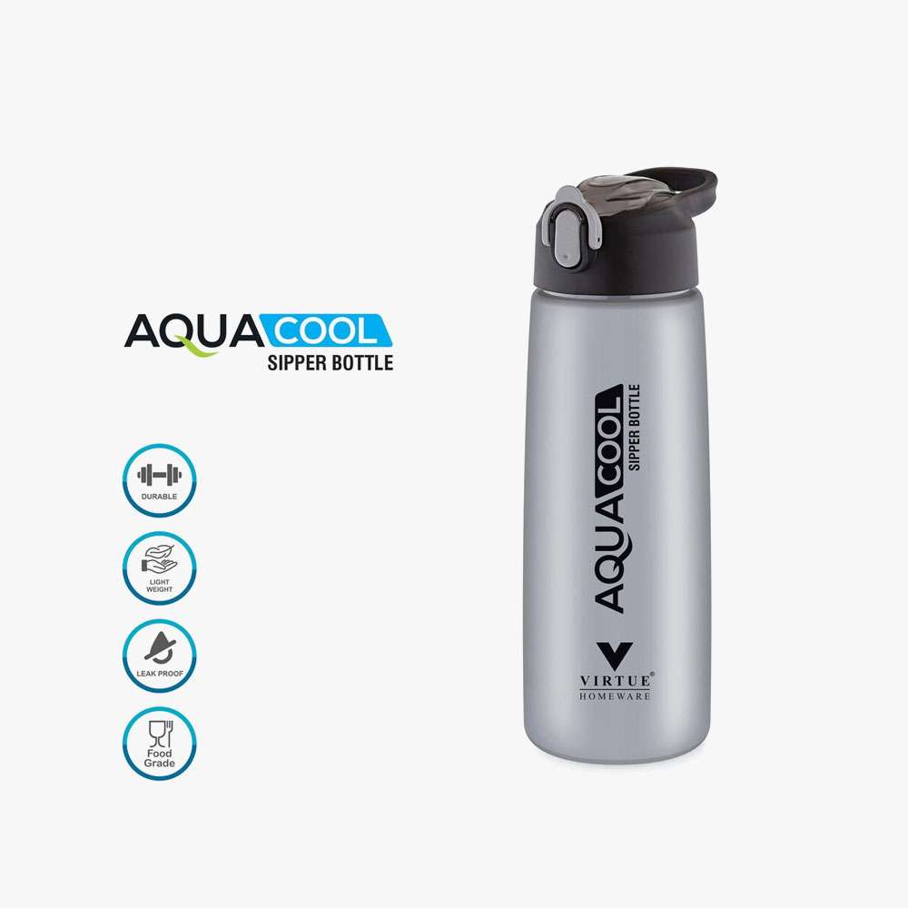 Plastic aqua cool water bottle